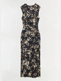 Acacia Draped Jersey Midi Dress Simkhai