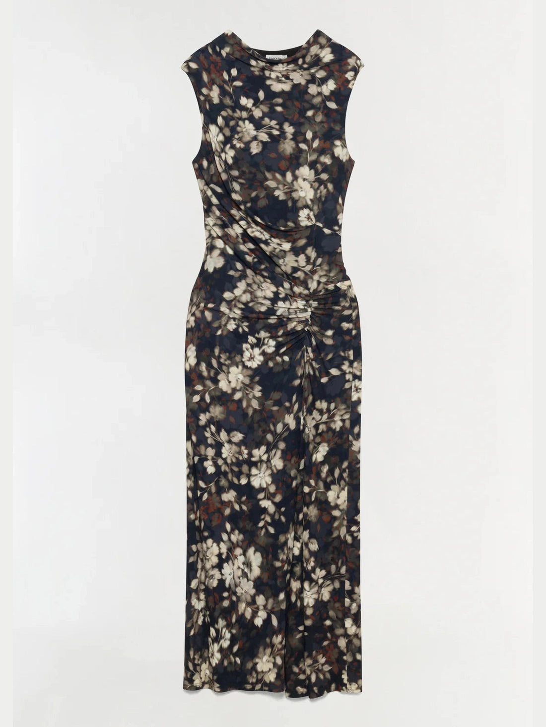 Acacia Draped Jersey Midi Dress Simkhai