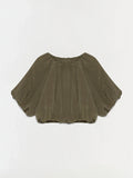 Anni Puff Sleeve Cropped Top Simkhai