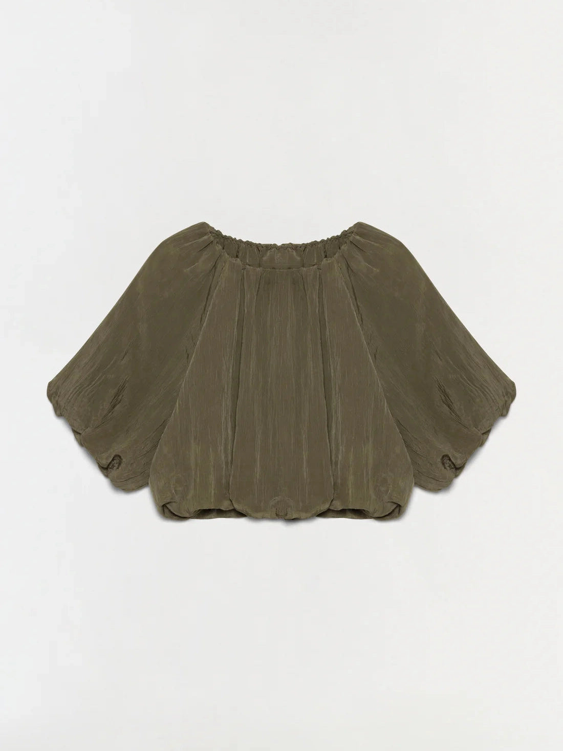 Anni Puff Sleeve Cropped Top Simkhai