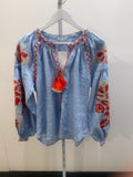 Pixel Rose Blouse Annabo