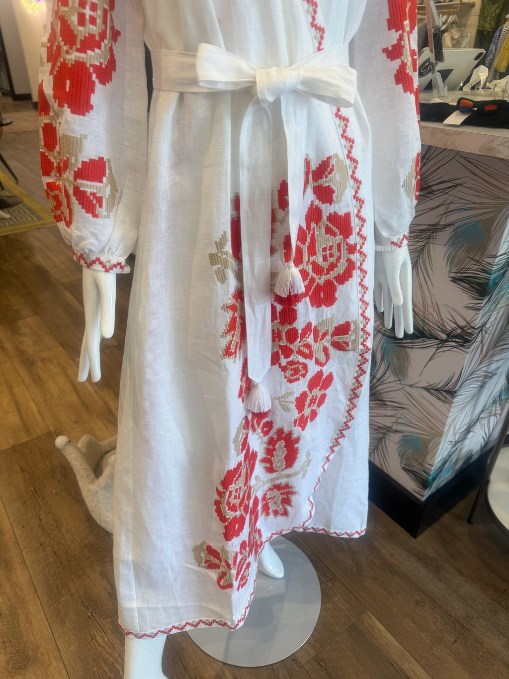 Vesna White Maxi Dress Annabo