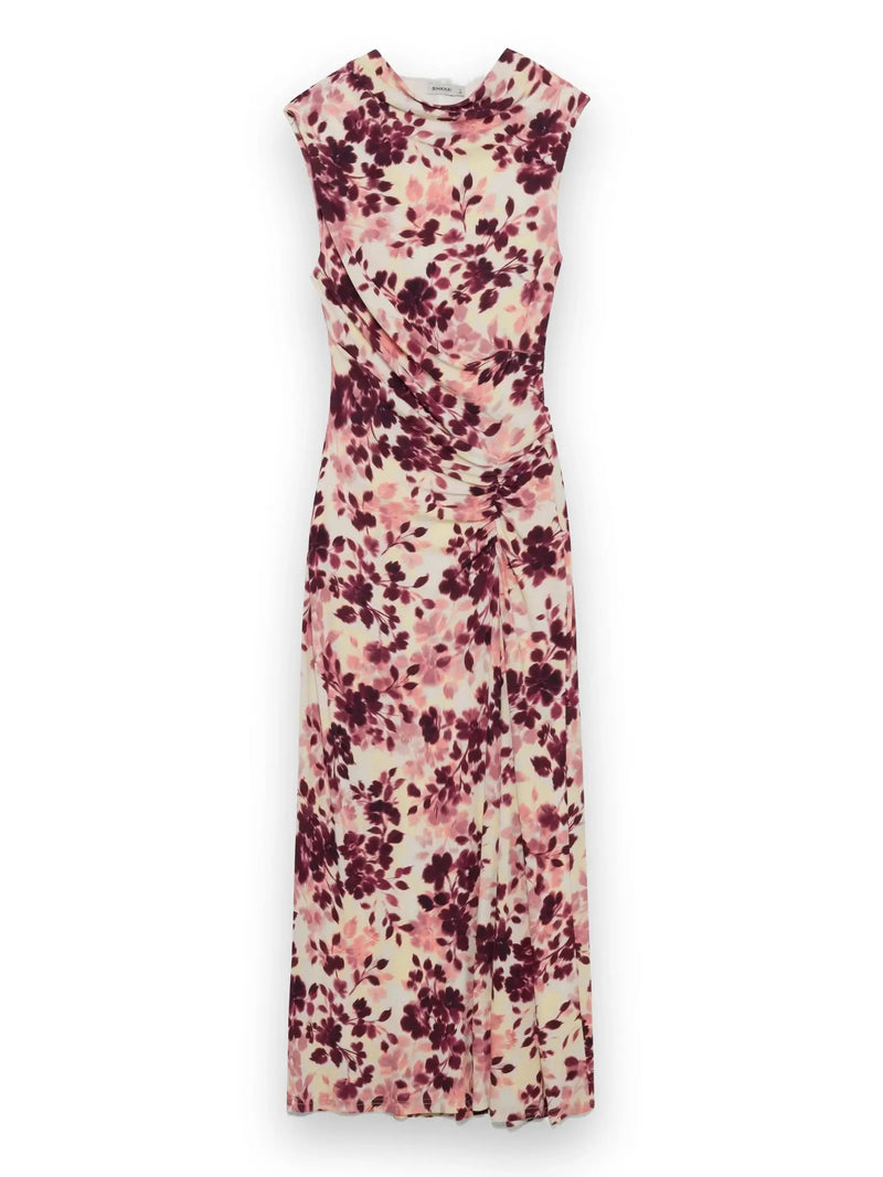 Acacia Draped Jersey Midi Dress