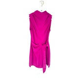 Pink dress on a white background