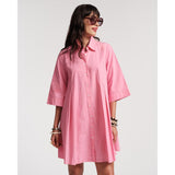 Frances Valentine Isla Pleated Mini Shirtdress