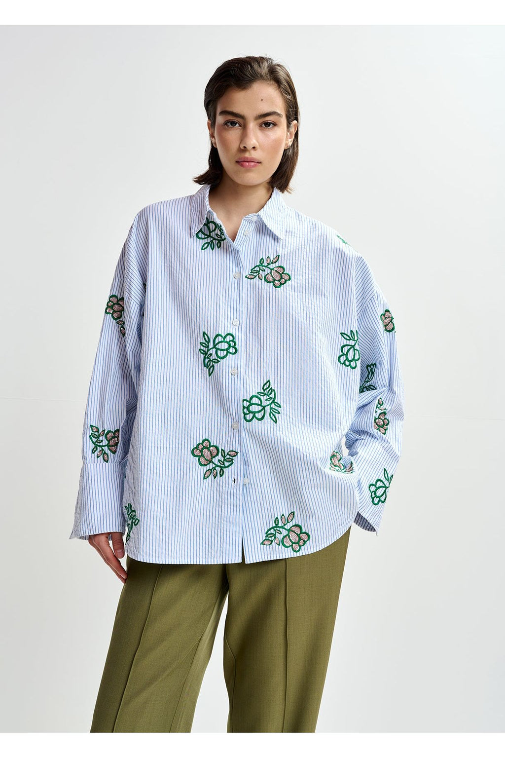 JALINKI EMBROIDERED SHIRT ESSENTIEL ANTWERP