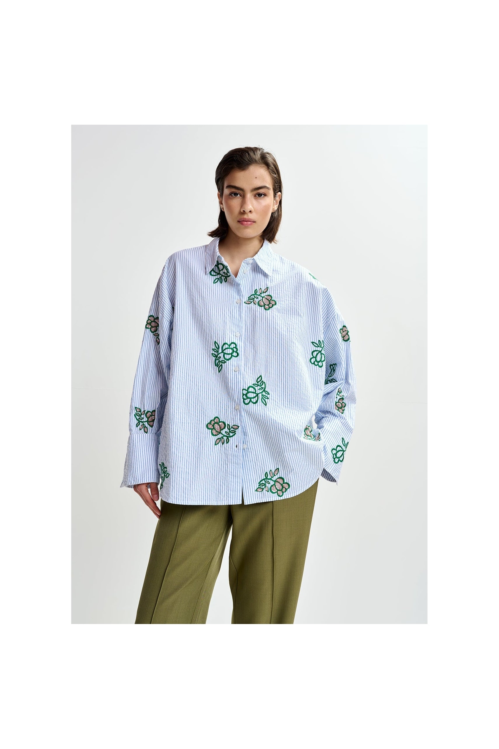 JALINKI EMBROIDERED SHIRT ESSENTIEL ANTWERP