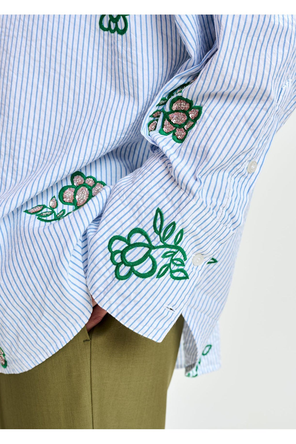 JALINKI EMBROIDERED SHIRT ESSENTIEL ANTWERP