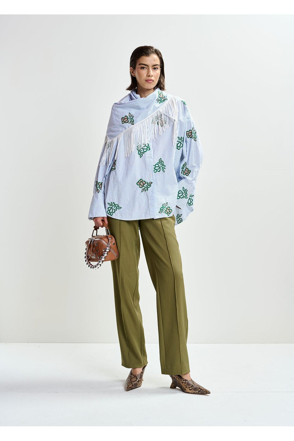 JALINKI EMBROIDERED SHIRT ESSENTIEL ANTWERP