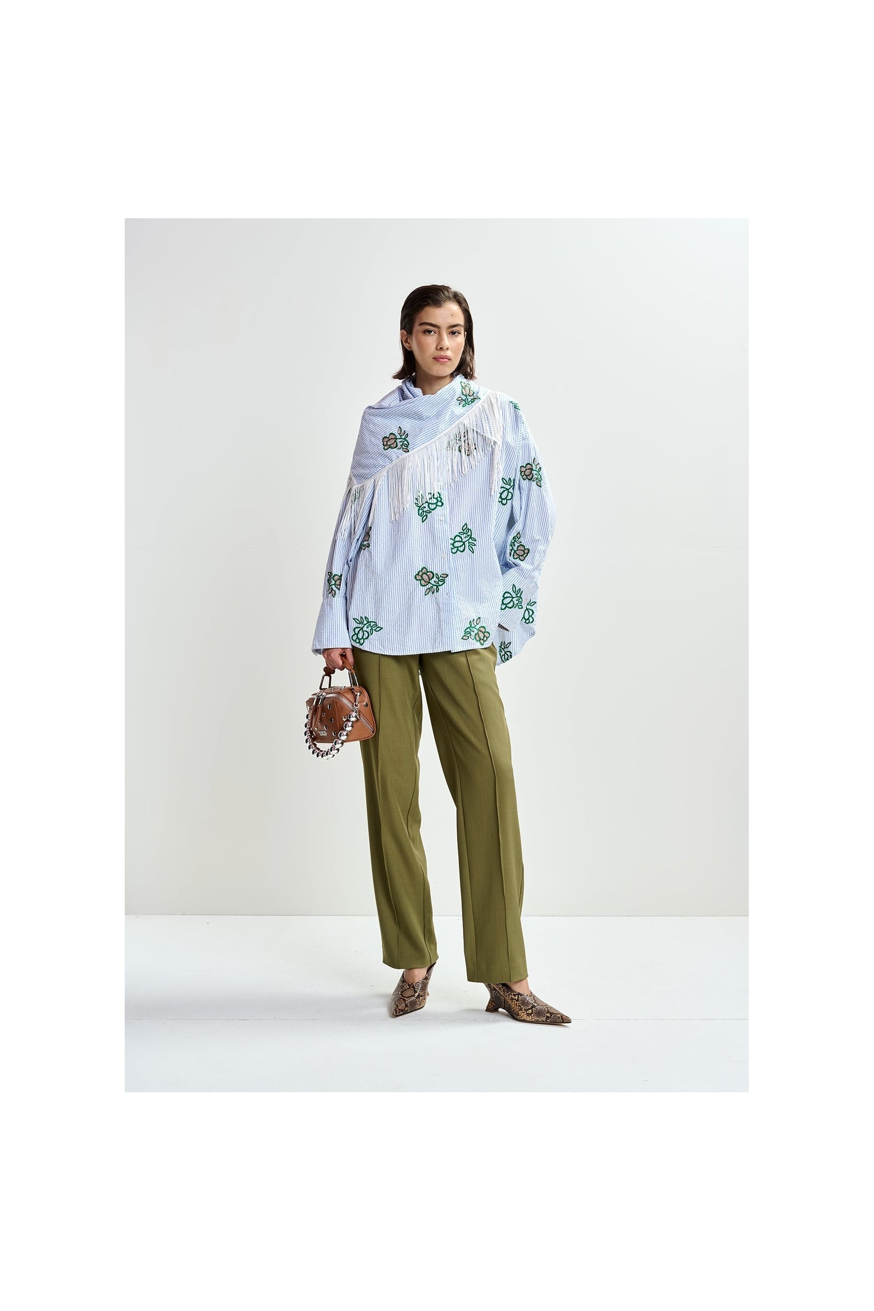 JALINKI EMBROIDERED SHIRT ESSENTIEL ANTWERP