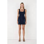 JASMINE DENIM MINI DRESS Hansen & Gretel