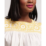 Frances Valentine Jess Floral Embroidery Top