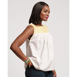 Frances Valentine Jess Floral Embroidery Top