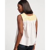 Frances Valentine Jess Floral Embroidery Top