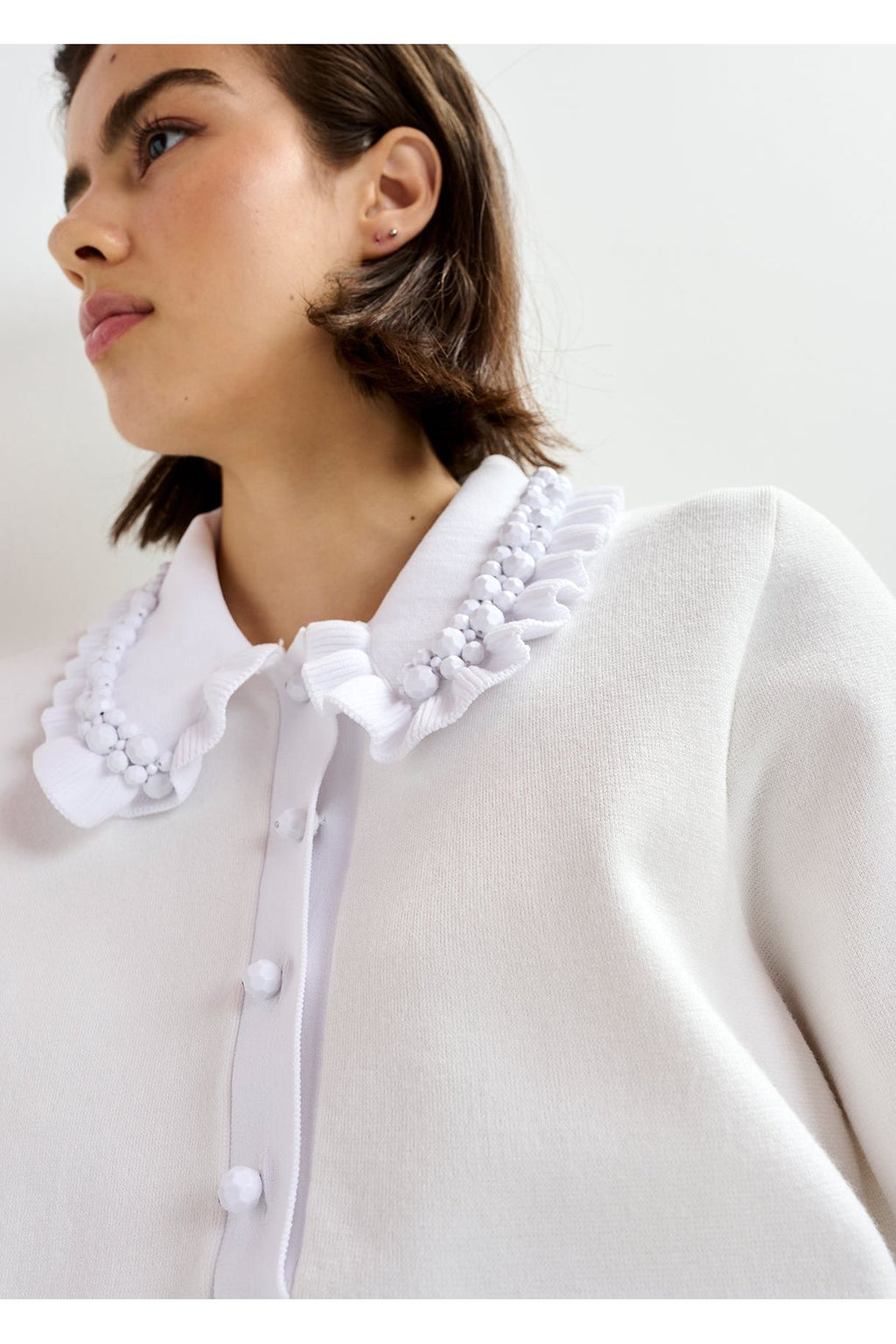 JEWELRY EMBROIDERED KNIT POLO ESSENTIEL ANTWERP