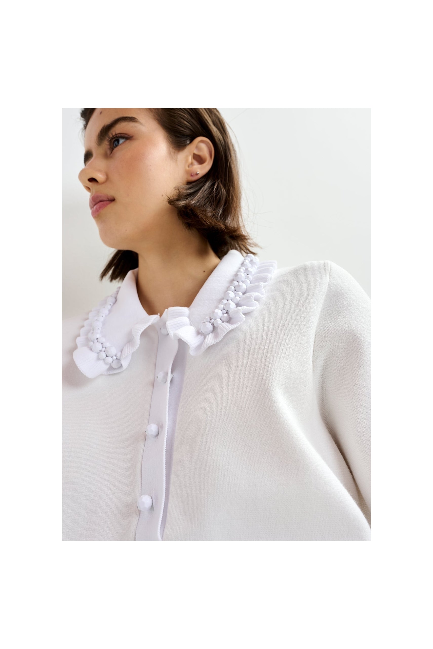 JEWELRY EMBROIDERED KNIT POLO ESSENTIEL ANTWERP