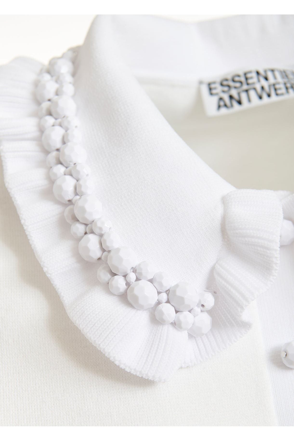 JEWELRY EMBROIDERED KNIT POLO ESSENTIEL ANTWERP