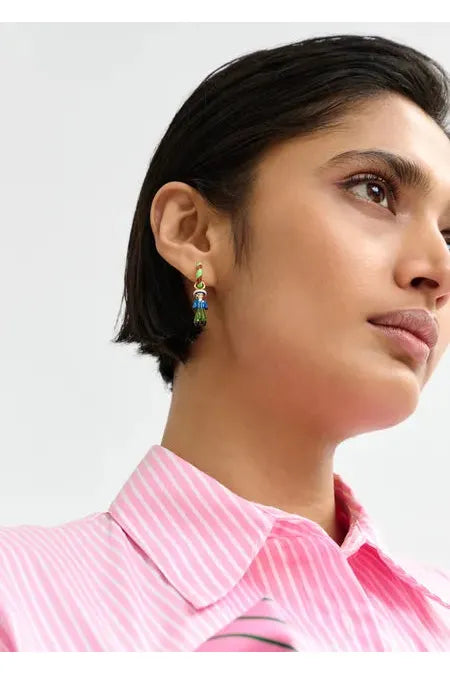 Jhally Earrings with Charms ESSENTIEL ANTWERP