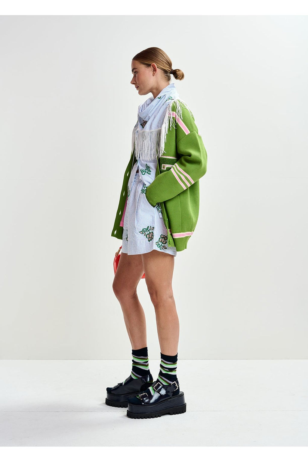 JUSTE EMBROIDERED MINI SHORTS ESSENTIEL ANTWERP