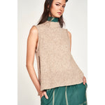 Aspen Open Side Vest in Camel (AW25)