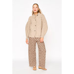 Cusco Shell Cardigan in Graham Cracker