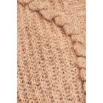 Moritz Embroidered Cardigan in Brownie