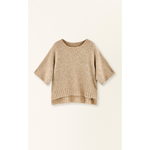 Fez Boucle Top in Graham Cracker