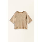 Fez Boucle Top in Graham Cracker