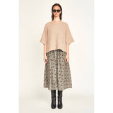 Fez Boucle Top in Graham Cracker