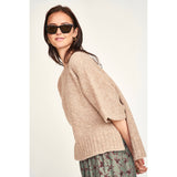 Fez Boucle Top in Graham Cracker