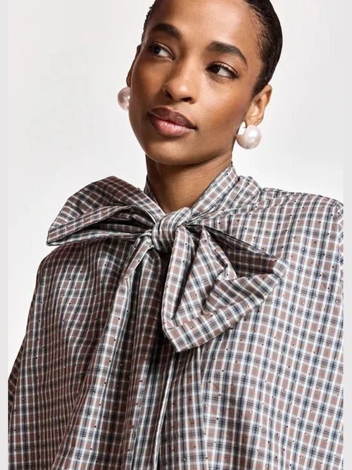 Kefir Pussy Bow Tie Top ESSENTIEL ANTWERP