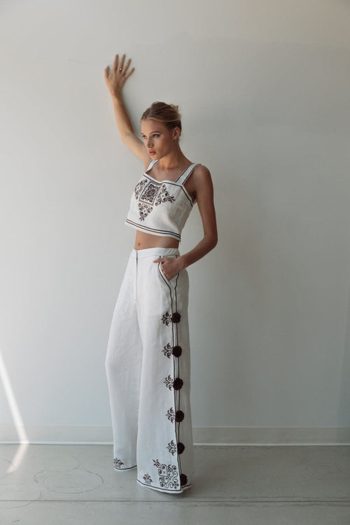 Embellished Shell Hope for Flowers by Tracy Reece