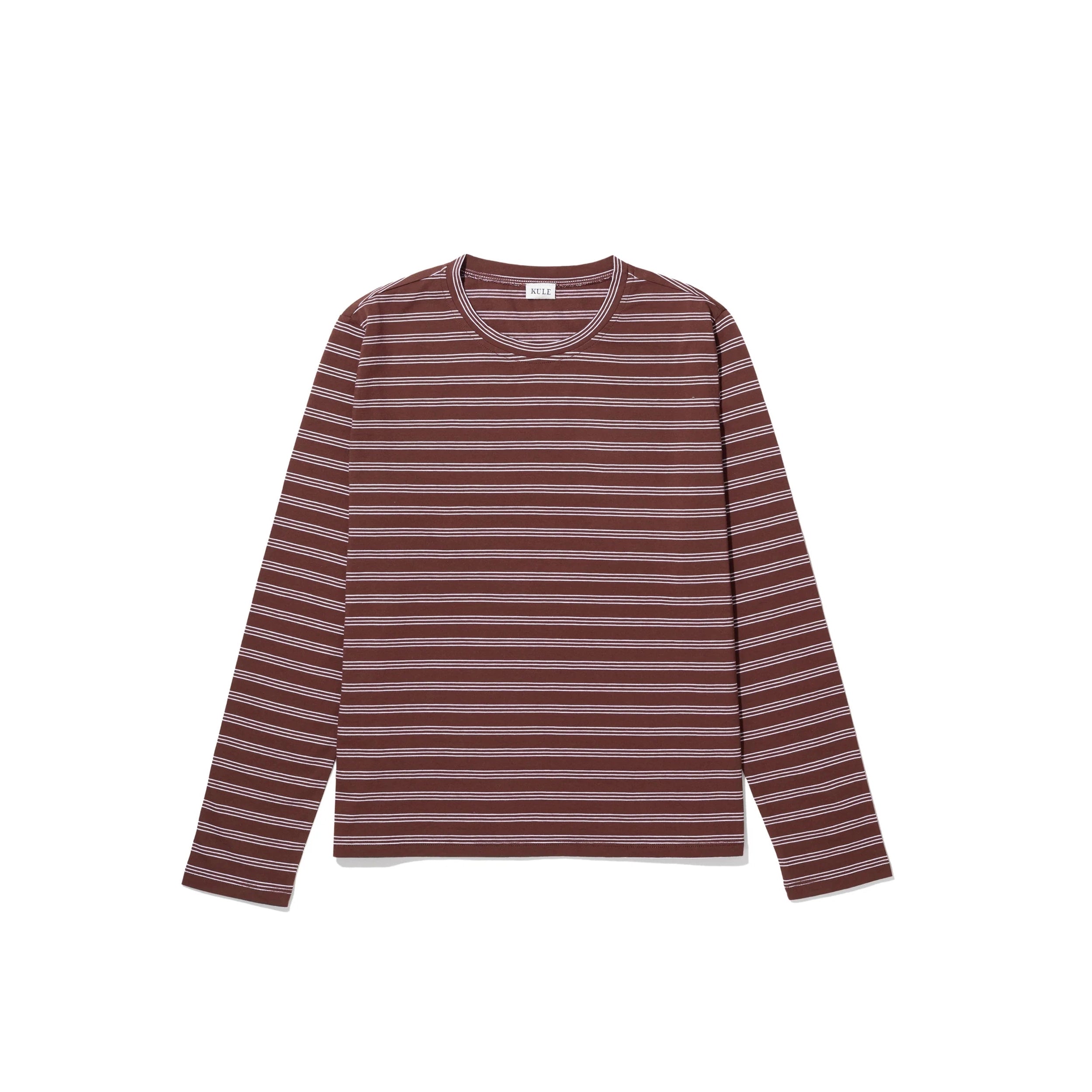 The Modern Long Brown/White Mixed Stripe Kule