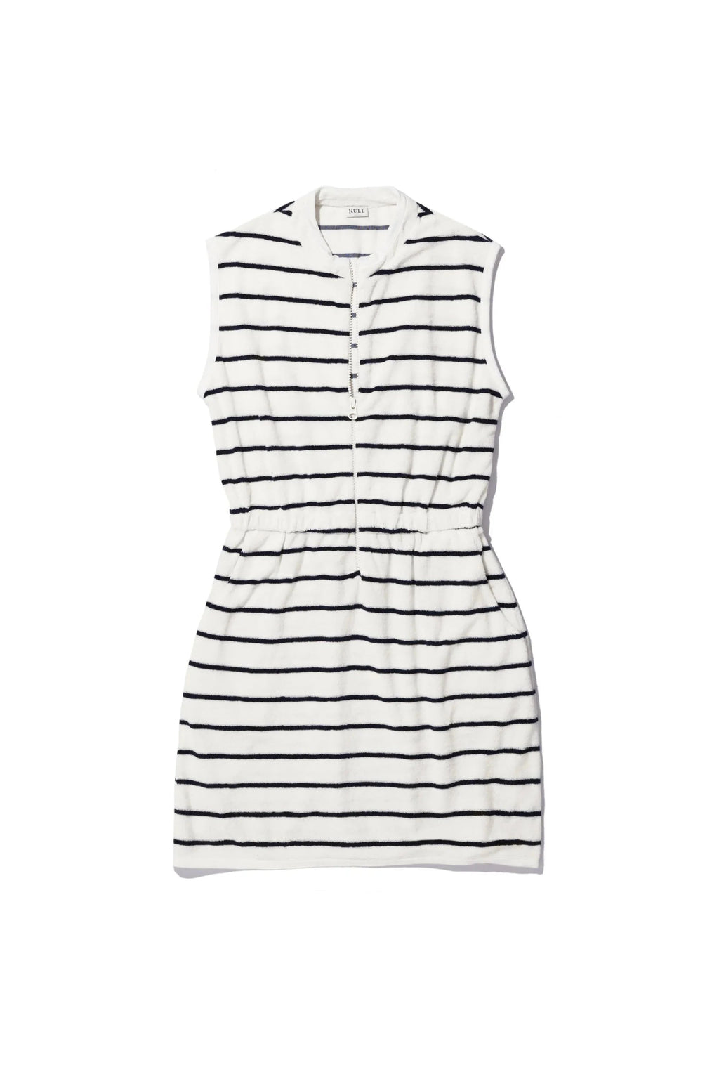 The Terry Dress - Cream/Navy Kule