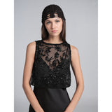 Win Top Black Sequins