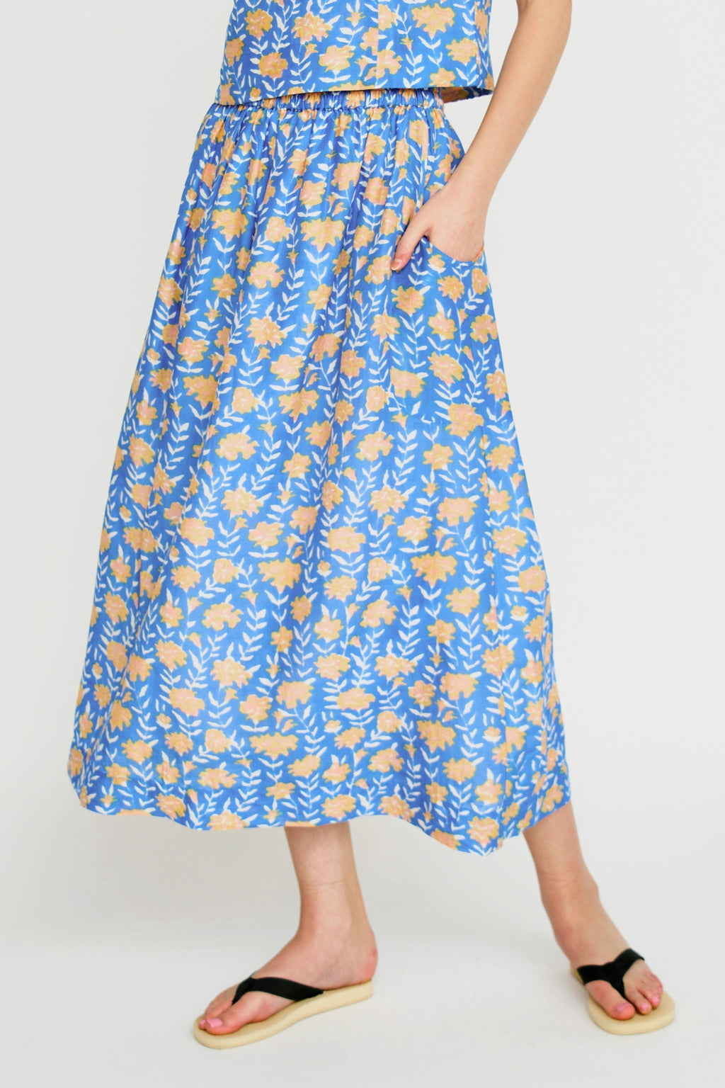 Verona Skirt in Tangerine Carnation MIRTH