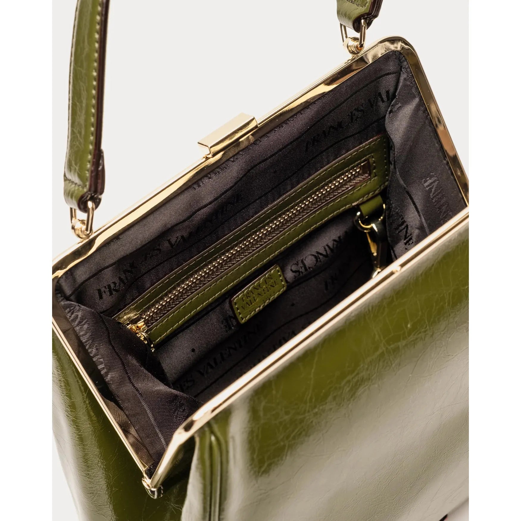 Dark Slate Gray Katherine Frame Bag Olive