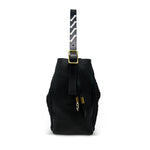 Black Cowdray Hobo - Black Mesh