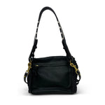 Light Gray Mini Rough Night Crossbody - Black Mesh