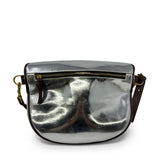 Dim Gray Inez Belt Bag - Metallic Twill