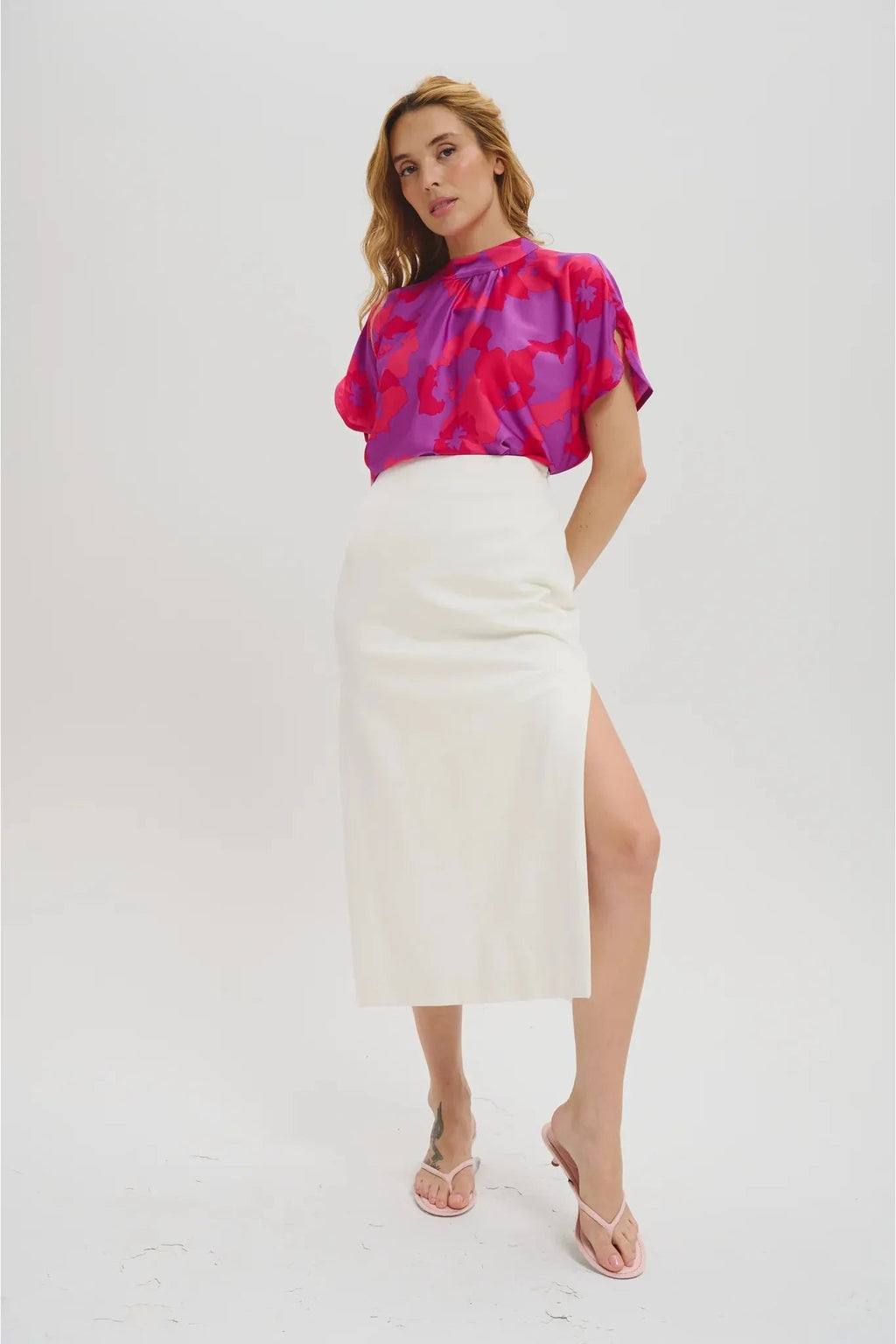 The Sistina top in Mauve Leledebaltzac