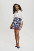 The Flore Skirt Navy Leledebaltzac