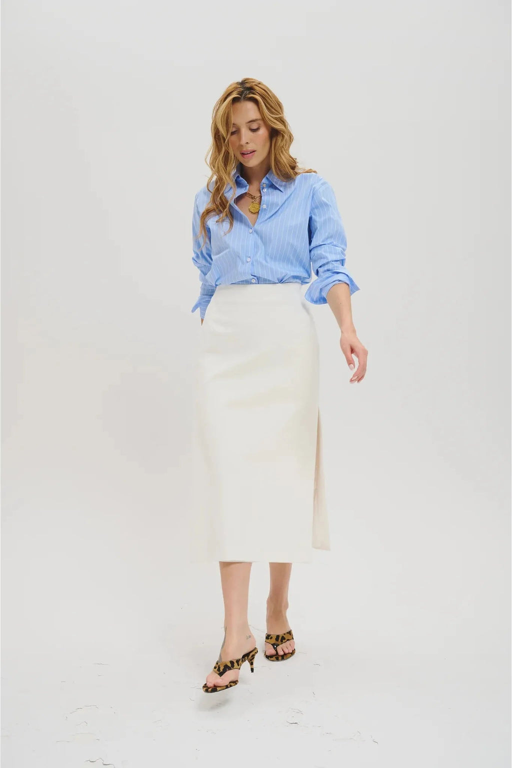 Valentine Shirt in Blue Leledebaltzac