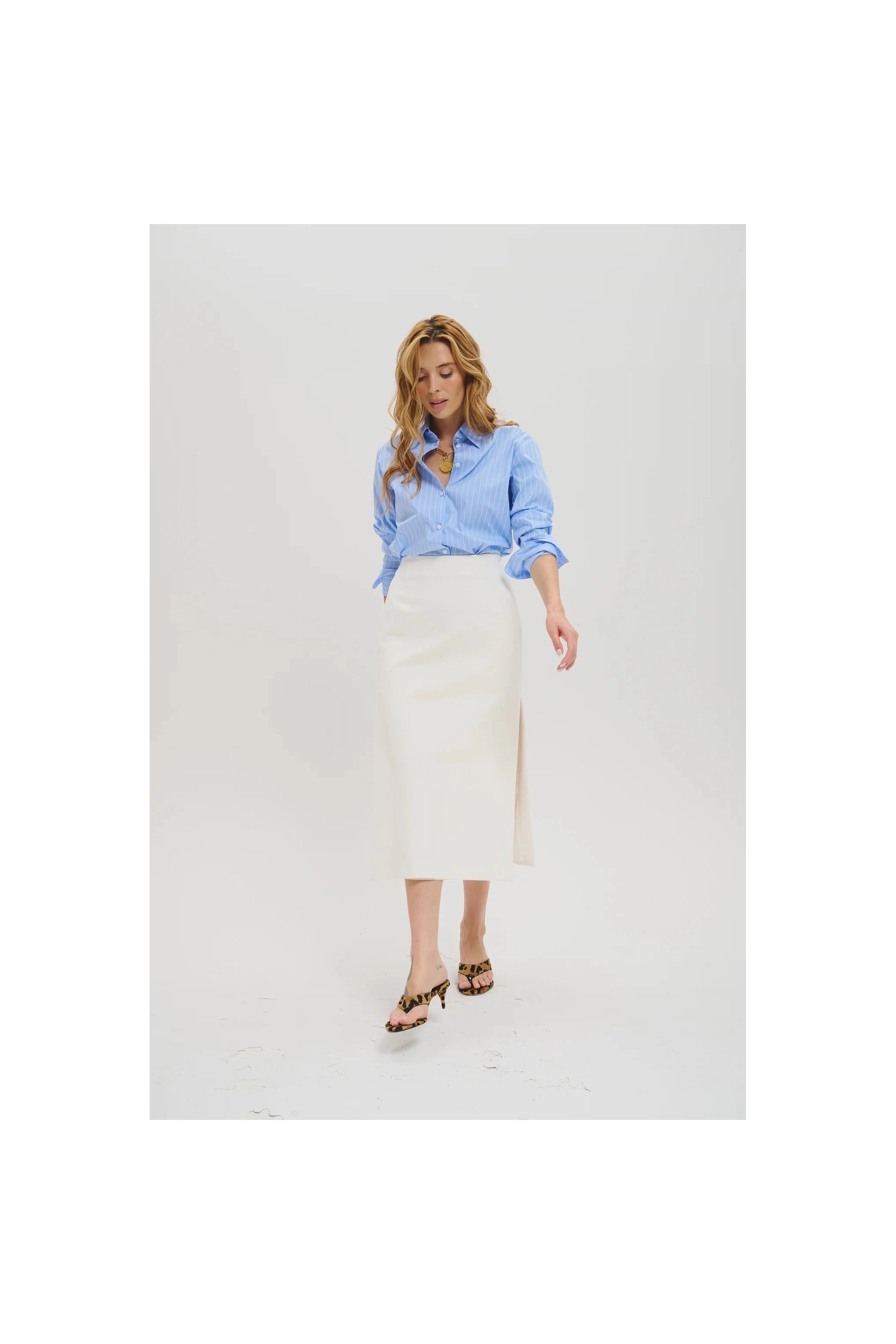 Valentine Shirt in Blue Leledebaltzac