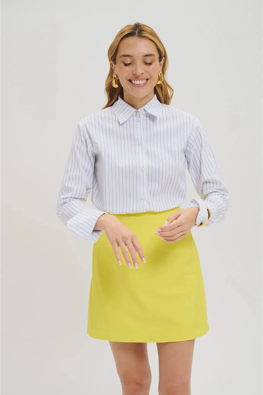 The Vanessa Skirt chartreuse Leledebaltzac