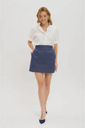 The Vanessa Skirt Denim Leledebaltzac