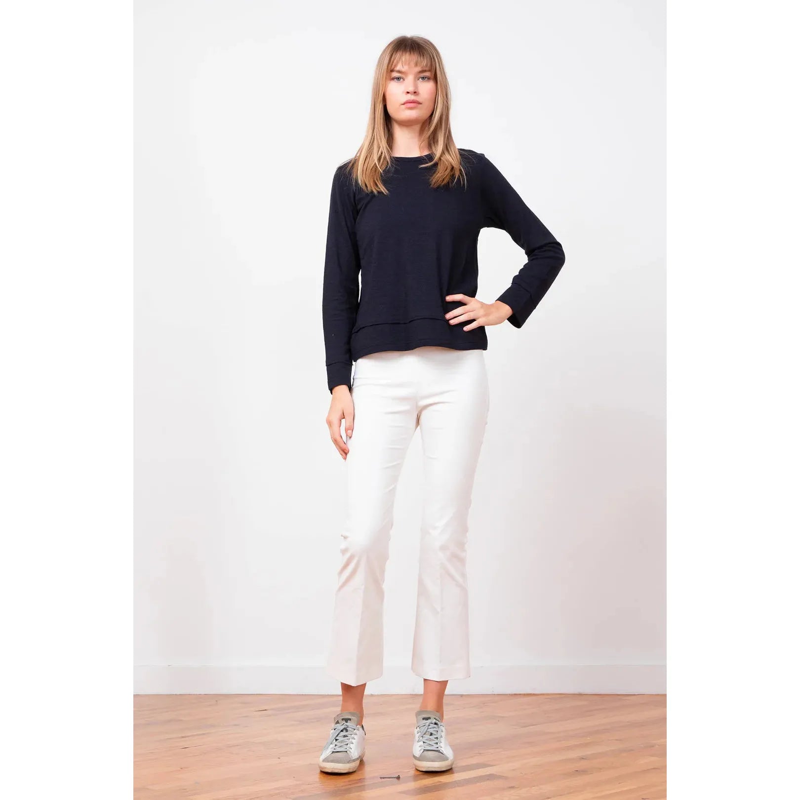 Antique White Leo Pants Fine Corduroy