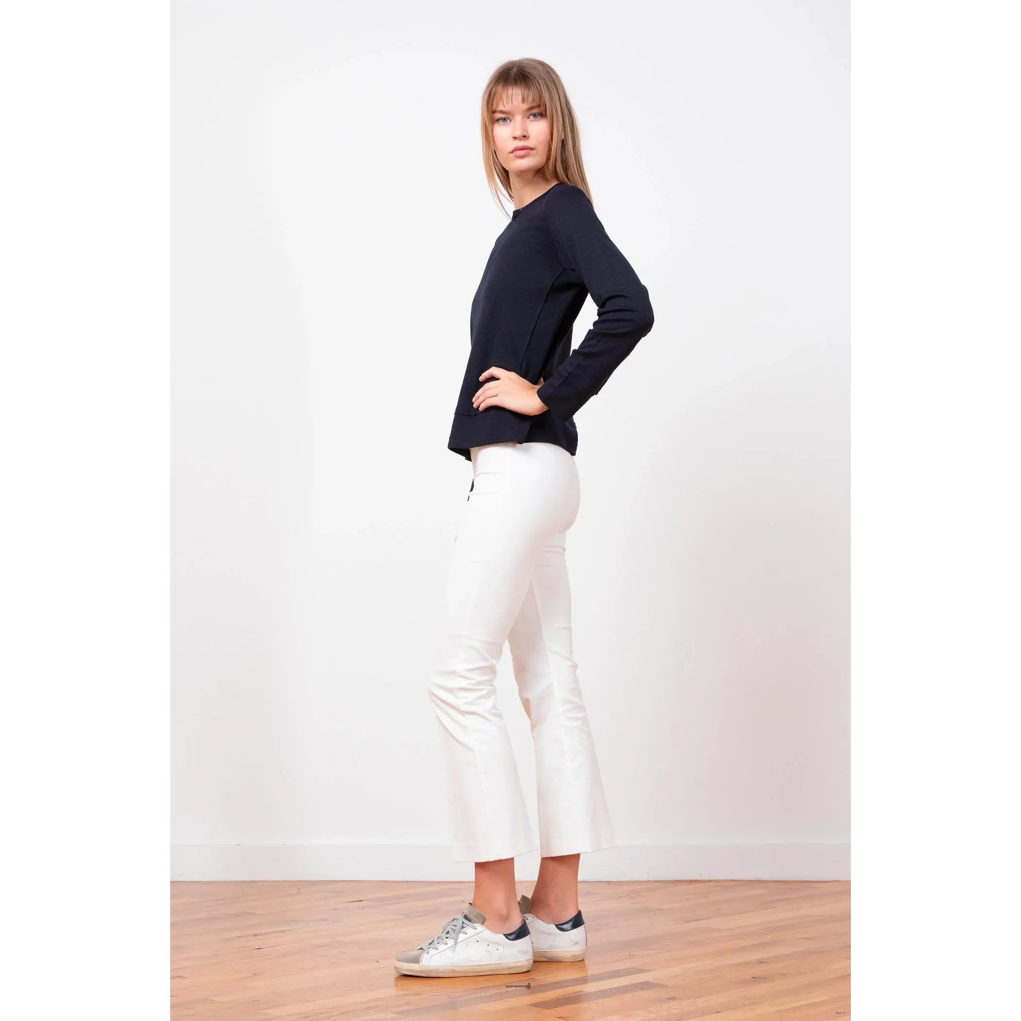Antique White Leo Pants Fine Corduroy