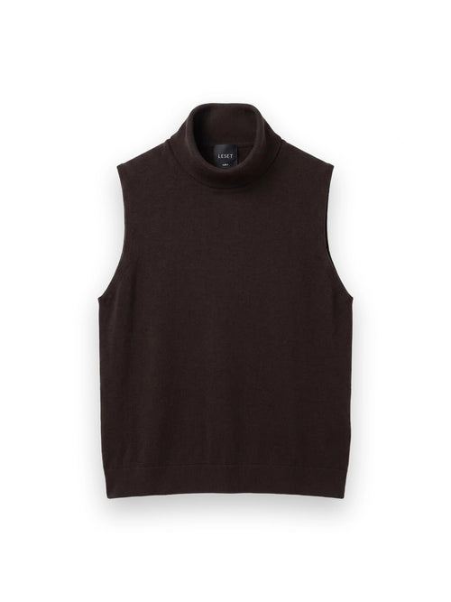 James Sleeveless Turtleneck LESET
