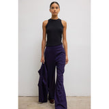 LeSet Lauren High Neck Tank Black